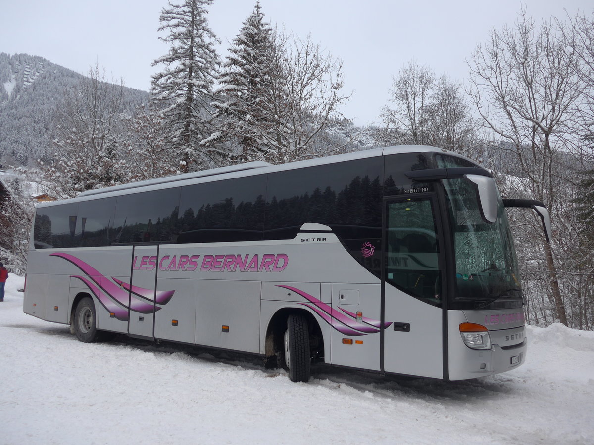 (200'710) - Bernard, Monthey - VS 21'189 - Setra am 12. Januar 2019 in Adelboden, ASB