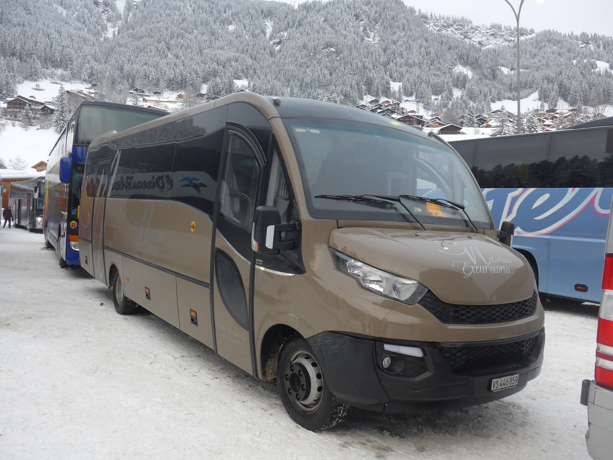 (200'745) - Nicolas, Val-d'Illiez - VS 446'859 - Iveco/Dypety am 12. Januar 2019 in Adelboden, ASB