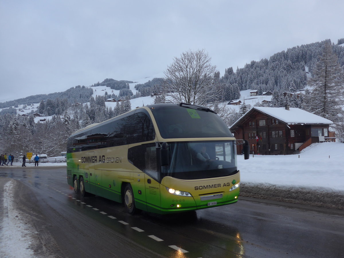 (200'755) - Sommer, Grnen - BE 30'306 - Neoplan (ex Wckerlin, Zrich) am 12. Januar 2019 in Adelboden, Oey