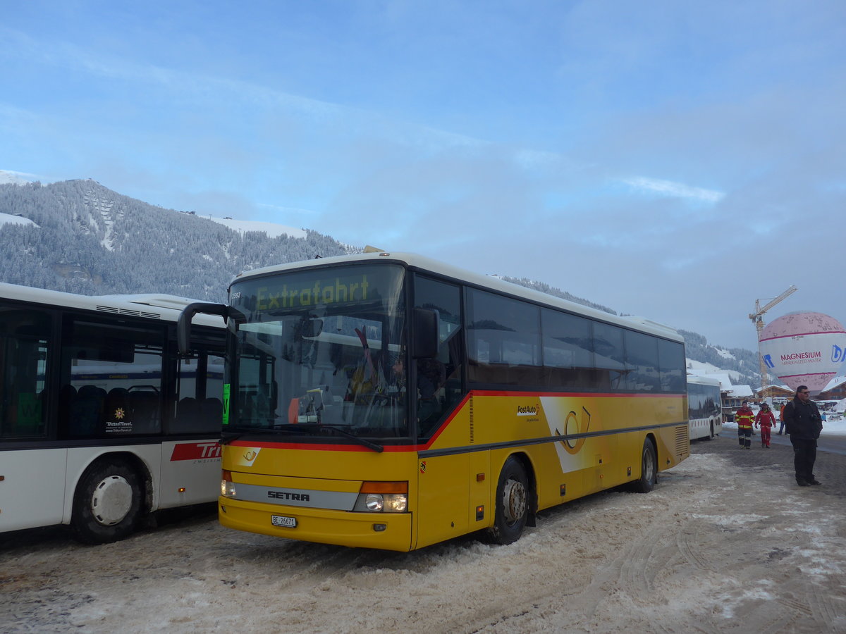 (200'819) - Spring, Schwenden - BE 26'671 - Setra am 12. Januar 2019 in Adelboden, Weltcup