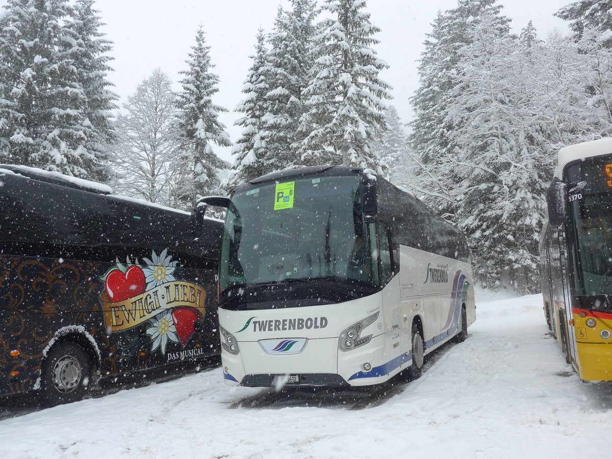 (201'157) - Twerenbold, Baden - Nr. 41/AG 6422 - VDL am 13. Januar 2019 in Adelboden, Unter dem Birg