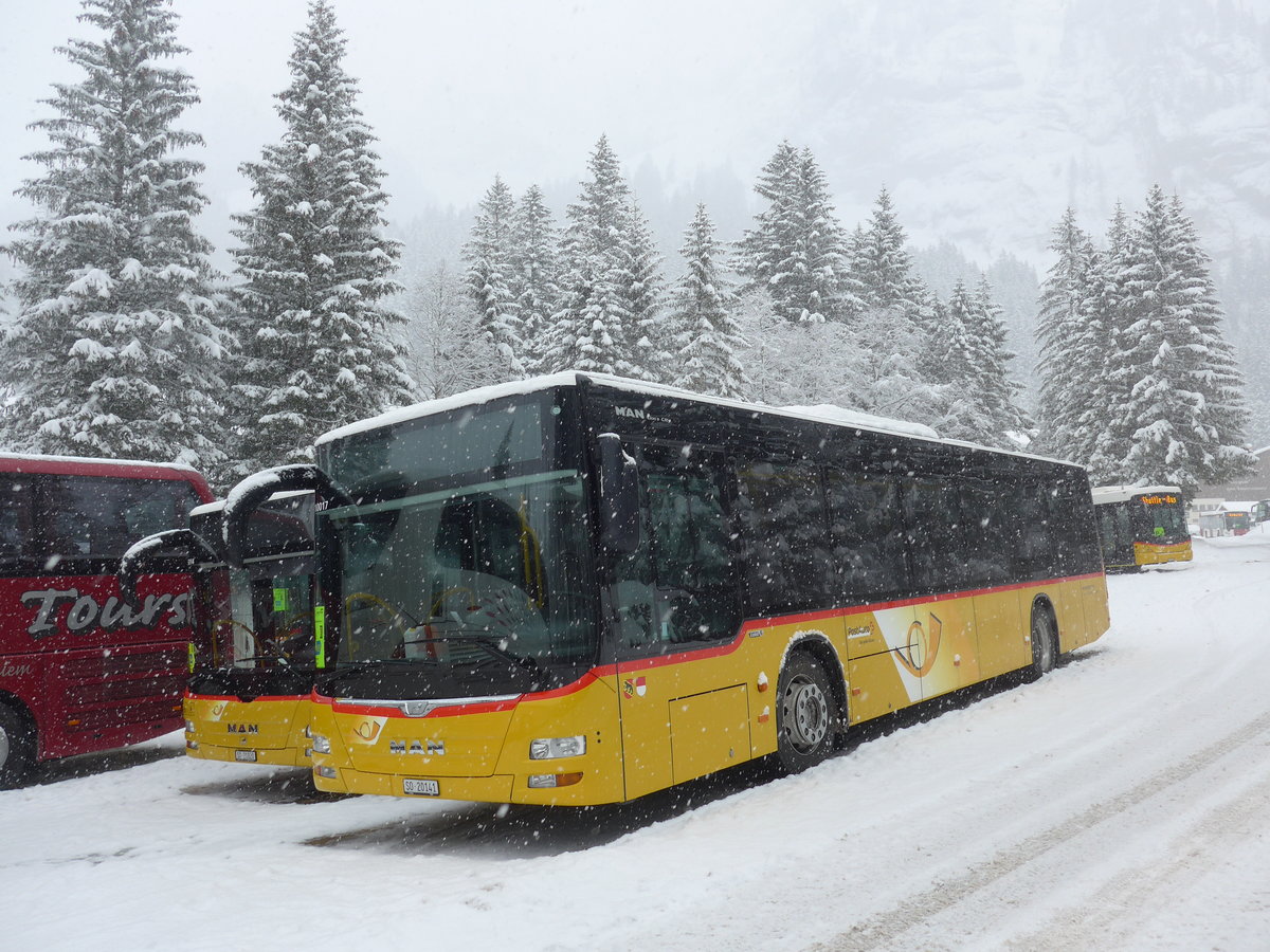 (201'160) - Steiner, Messen - SO 20'141 - MAN am 13. Januar 2019 in Adelboden, Unter dem Birg