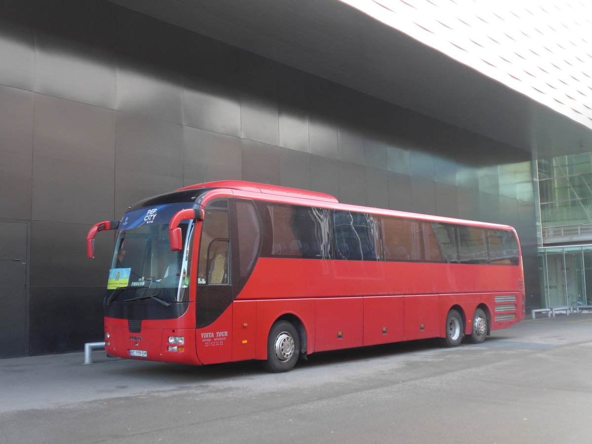 (201'558) - Aus der Ukraine: Vista Tour - BC 1199 EM - MAN am 11. Februar 2019 in Basel, Messeplatz