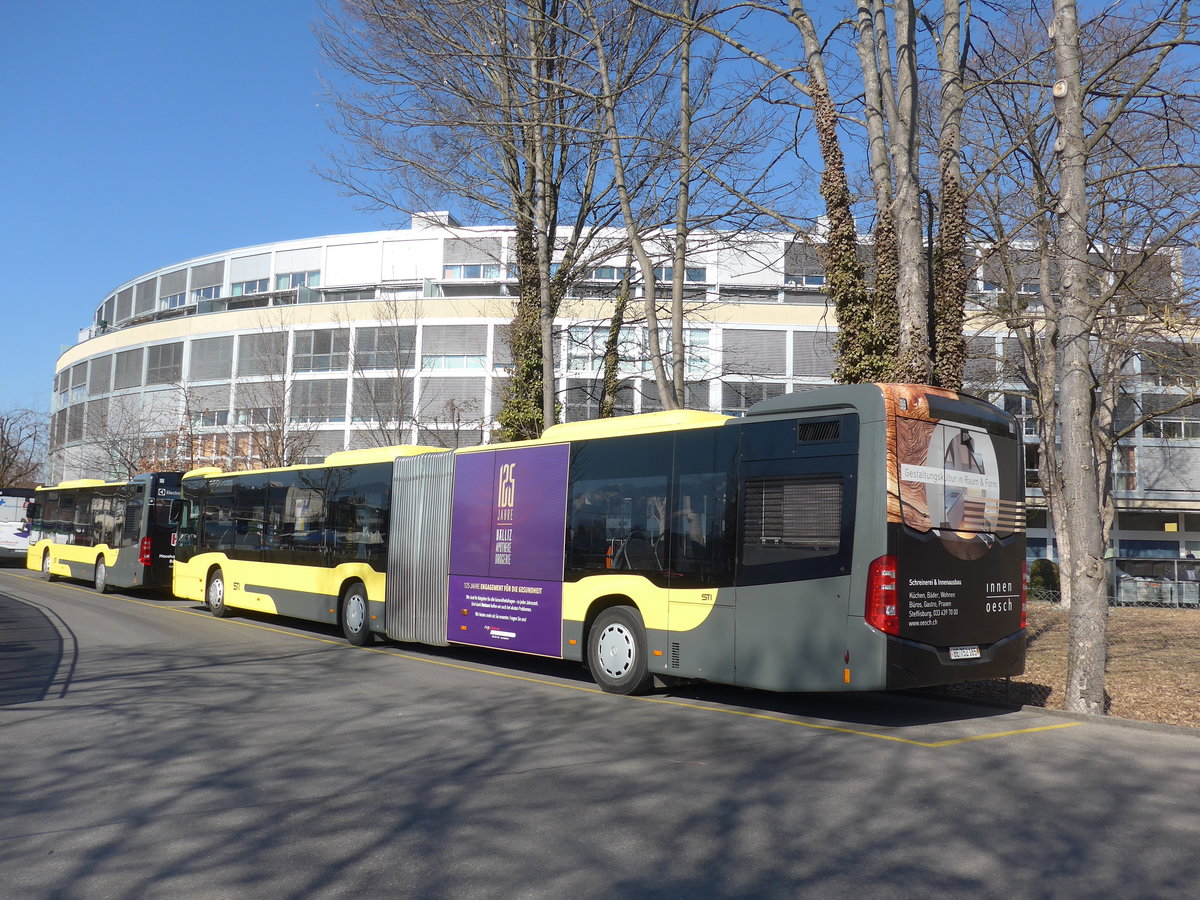 (201'791) - STI Thun - Nr. 165/BE 752'165 - Mercedes am 25. Februar 2019 bei der Schifflndte Thun