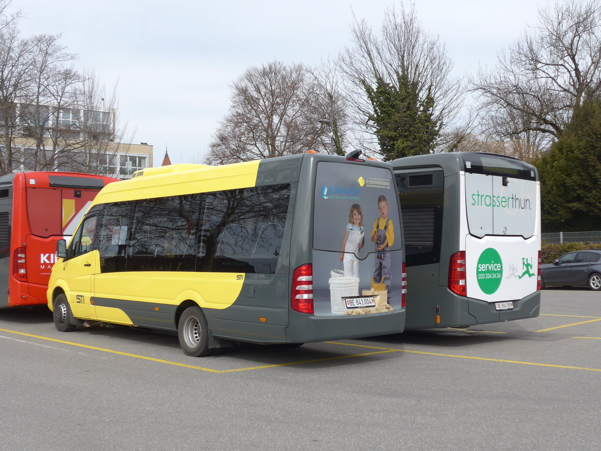 (202'007) - STI Thun - Nr. 4/BE 841'004 - Mercedes am 6. Mrz 2019 bei der Schifflndte Thun