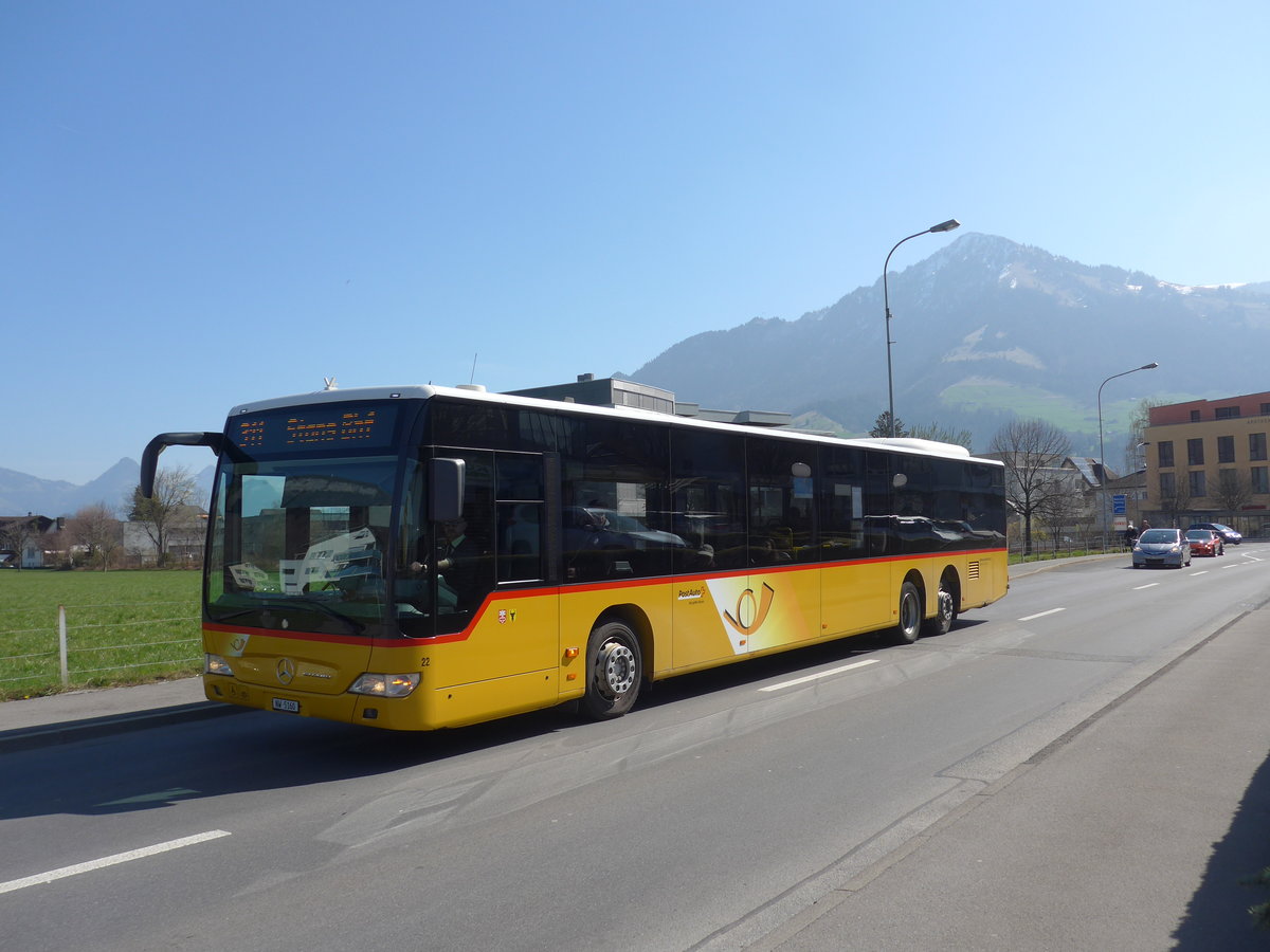 (203'305) - Thepra, Stans - Nr. 22/NW 5160 - Mercedes am 30. Mrz 2019 in Stans, Robert-Durrerstrasse