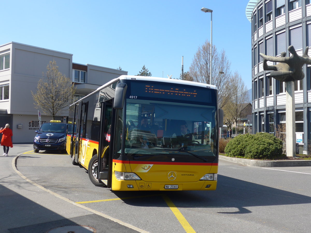 (203'312) - Thepra, Stans - Nr. 29/NW 25'361 - Mercedes am 30. Mrz 2019 beim Bahnhof Stans