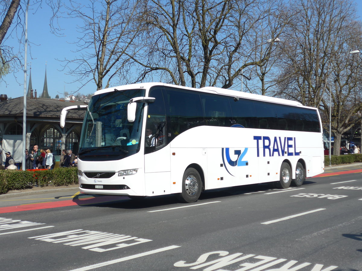 (203'337) - IvanBus, Personico - TI 51'106 - Volvo am 30. Mrz 2019 beim Bahnhof Luzern