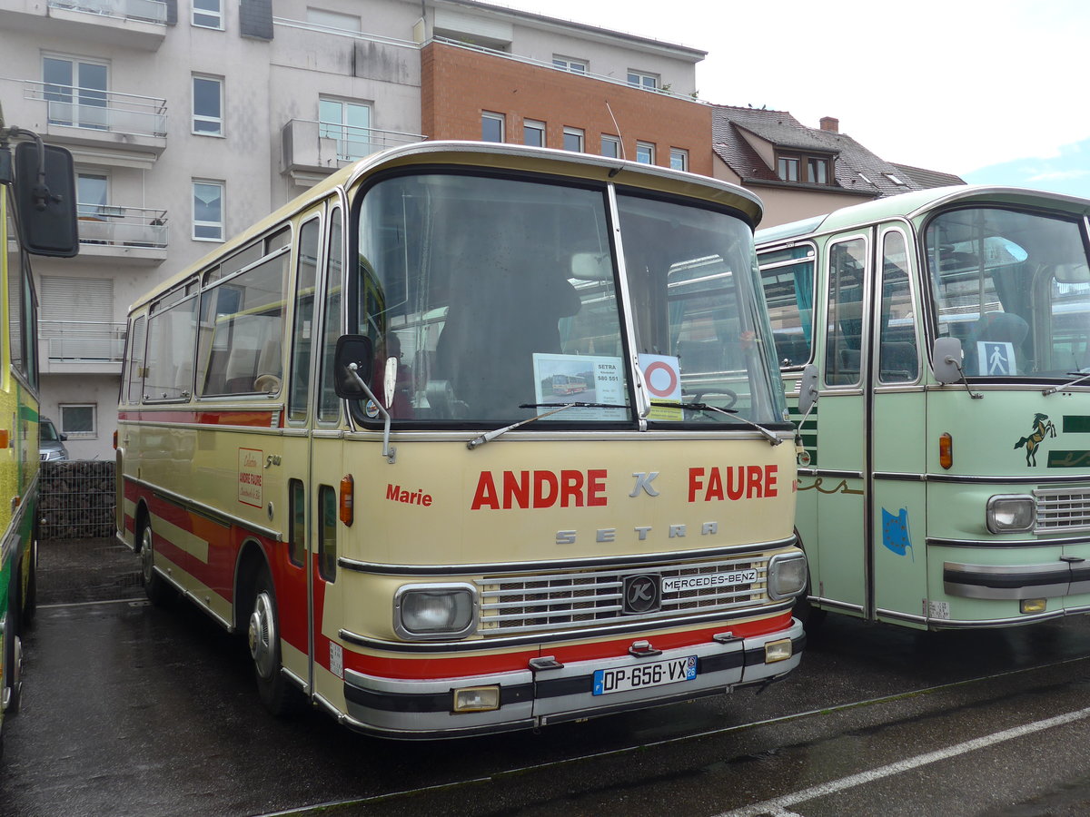 (204'419) - Faure, Chantemerle les Bls - DP 656 VX - Setra am 27. April 2019 in Haguenau, Parkplatz