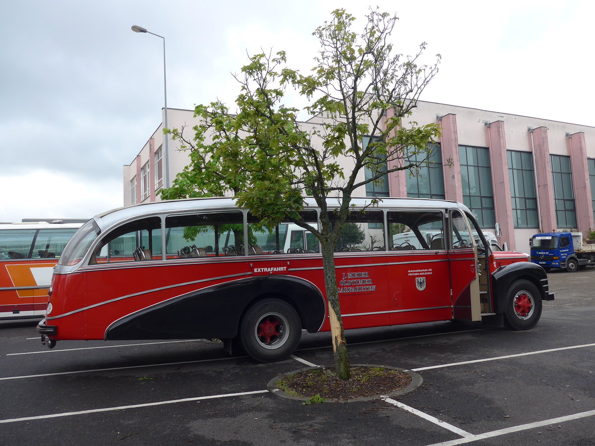 (204'503) - Aus der Schweiz: Meier, Grt - Nr. 12/ZH 27'216 - FBW/R&J (ex Wespe, Altsttten; ex AFA Adelboden Nr. 12) am 28. April 2019 in Haguenau, Parkplatz