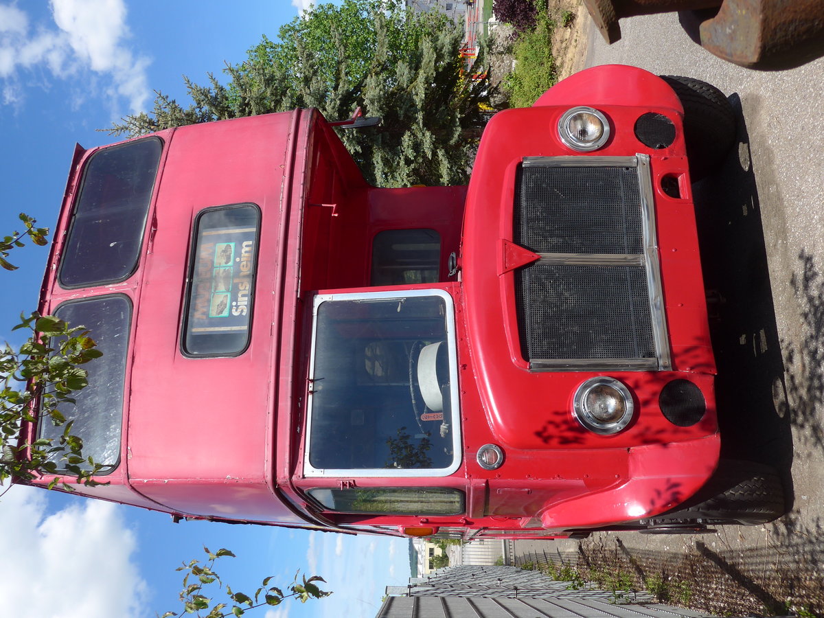 (205'185) - Museum, Sinsheim - A.E.C. (ex Londonbus) am 13. Mai 2019 in Sinsheim, Museum