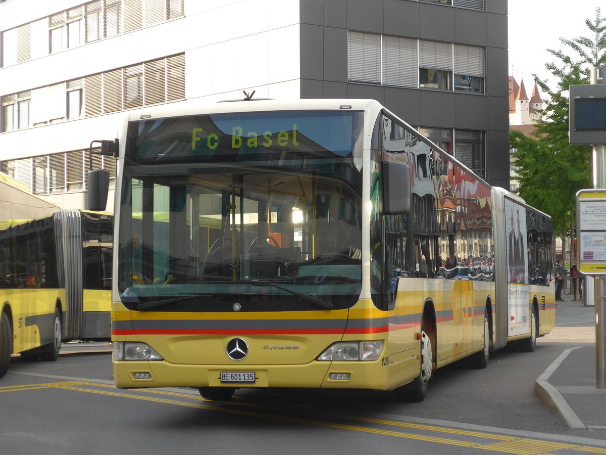 (205'346) - STI Thun - Nr. 135/BE 801'135 - Mercedes am 22. Mai 2019 beim Bahnhof Thun