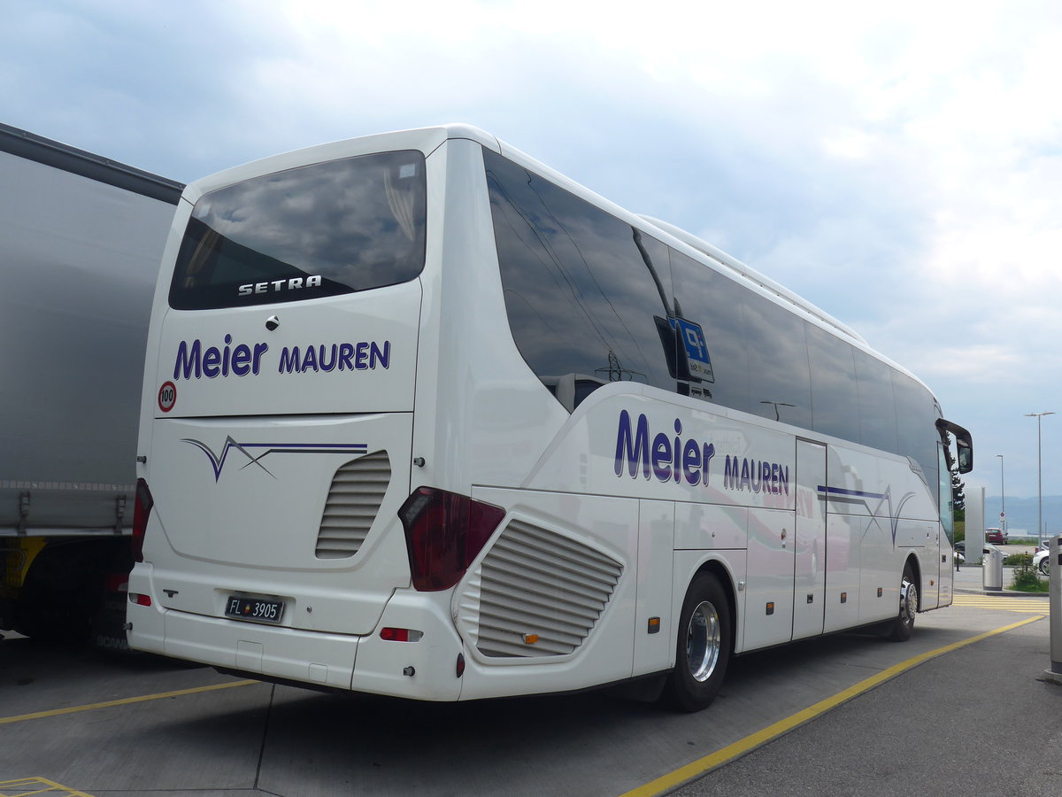 (205'358) - Aus Liechtenstein: Meier, Mauren - FL 3905 - Setra am 25. Mai 2019 in Ittigen, Raststtte Grauholz