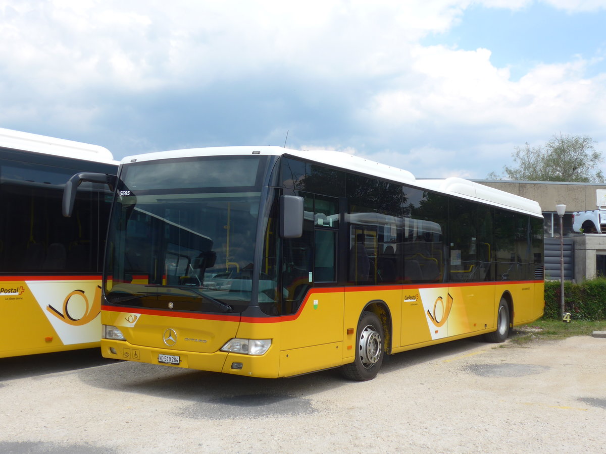 (205'402) - CarPostal Ouest - VD 510'284 - Mercedes am 25. Mai 2019 in Yverdon, Garage