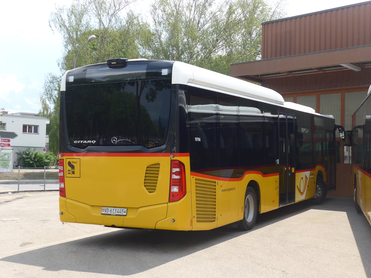 (205'427) - CarPostal Ouest - VD 613'445 - Mercedes am 25. Mai 2019 in Yverdon, Garage