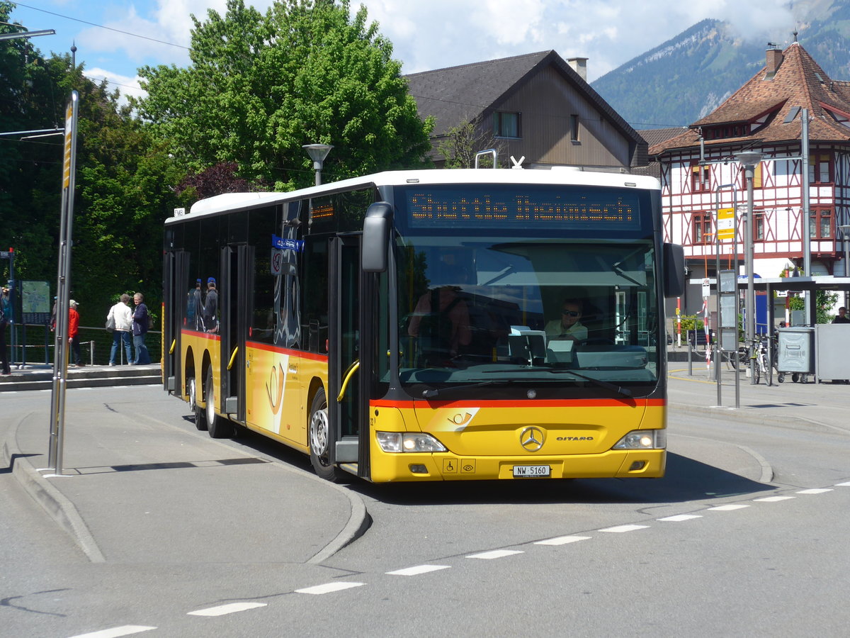 (205'607) - Thepra, Stans - Nr. 22/NW 5160 - Mercedes am 30. Mai 2019 beim Bahnhof Stans