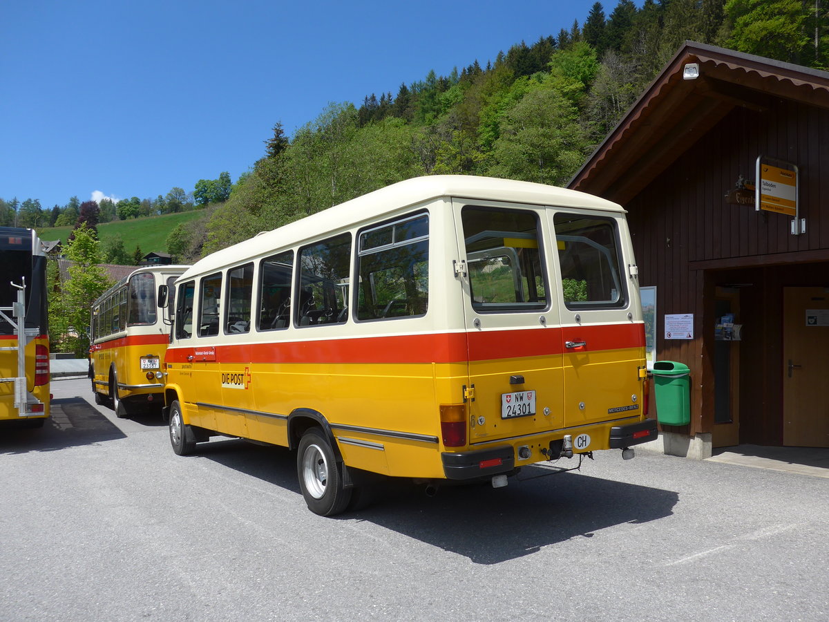 (205'636) - Mller, Ennetmoos - Nr. 6/NW 24'301 - Mercedes (ex Portenier, Adelboden Nr. 6; ex Geiger, Adelboden Nr. 6) am 30. Mai 2019 in Eigenthal, Talboden