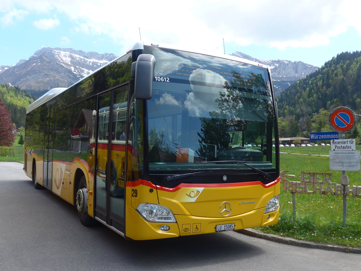 (205'662) - Bucheli, Kriens - Nr. 29/LU 15'085 - Mercedes am 30. Mai 2019 in Eigenthal, Talboden