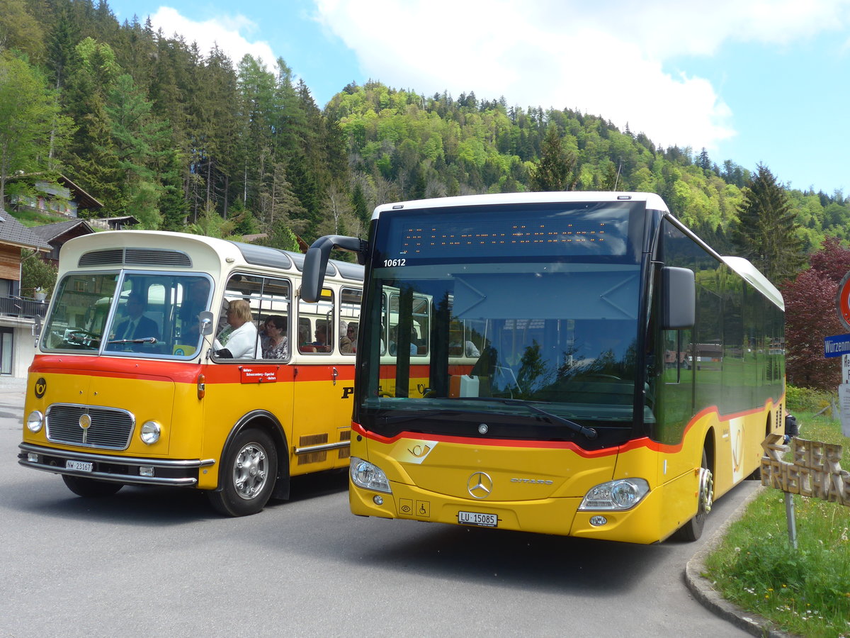 (205'663) - Bucheli, Kriens - Nr. 29/LU 15'085 - Mercedes am 30. Mai 2019 in Eigenthal, Talboden