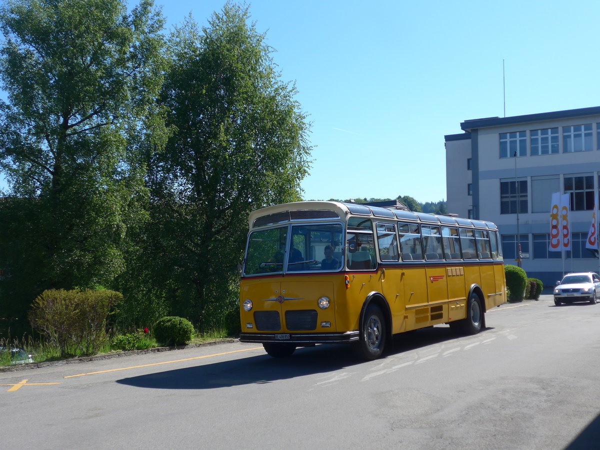 (205'692) - Ott, Ortschwaben - BE 408'850 - FBW/FHS (ex Nef, Hemberg; ex Mathis, Chur; ex P 24'163) am 2. Juni 2019 beim Bahnhof Biglen