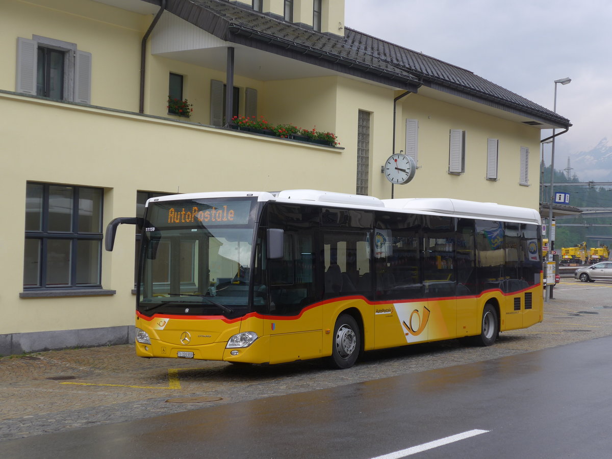 (206'254) - AutoPostale Ticino - TI 326'909 - Mercedes am 9. Juni 2019 beim Bahnhof Airolo