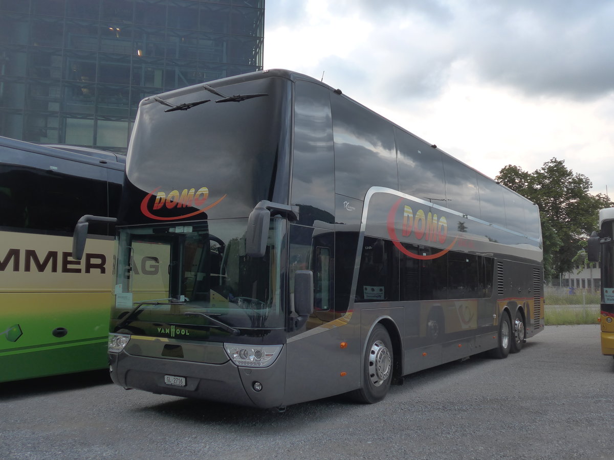 (206'640) - Domo, Glattbrugg - GL 2716 - Van Hool am 22. Juni 2019 in Thun, Kleine Allmend