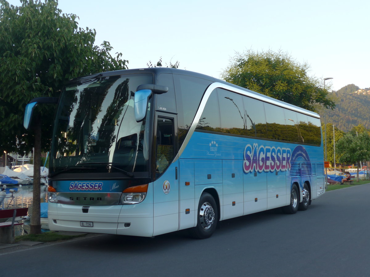 (207'974) - Sgesser, Wintersingen - Nr. 3/BL 7194 Setra am 19. Juli 2019 in Thun, Strandbad