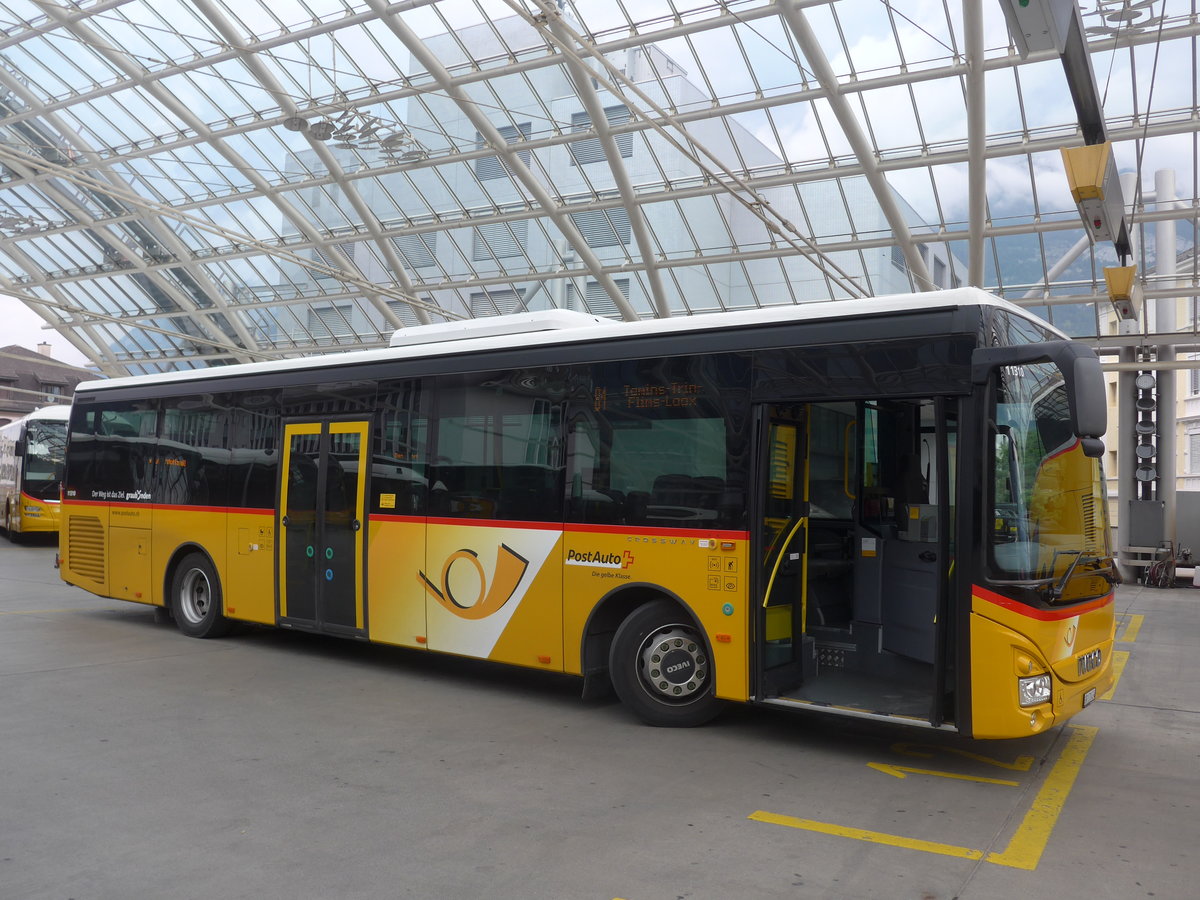 (208'002) - PostAuto Graubnden - GR 170'434 - Iveco (ex Lagerfahrzeug Iveco) am 21. Juli 2019 in Chur, Postautostation