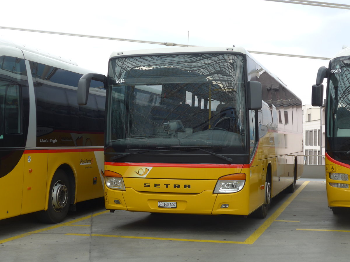 (208'003) - PostAuto Graubnden - GR 168'602 - Setra am 21. Juli 2019 in Chur, Postautostation