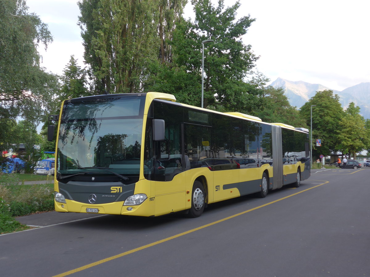 (208'383) - STI Thun - Nr. 167/BE 752'167 - Mercedes am 3. August 2019 in Thun, Lachen