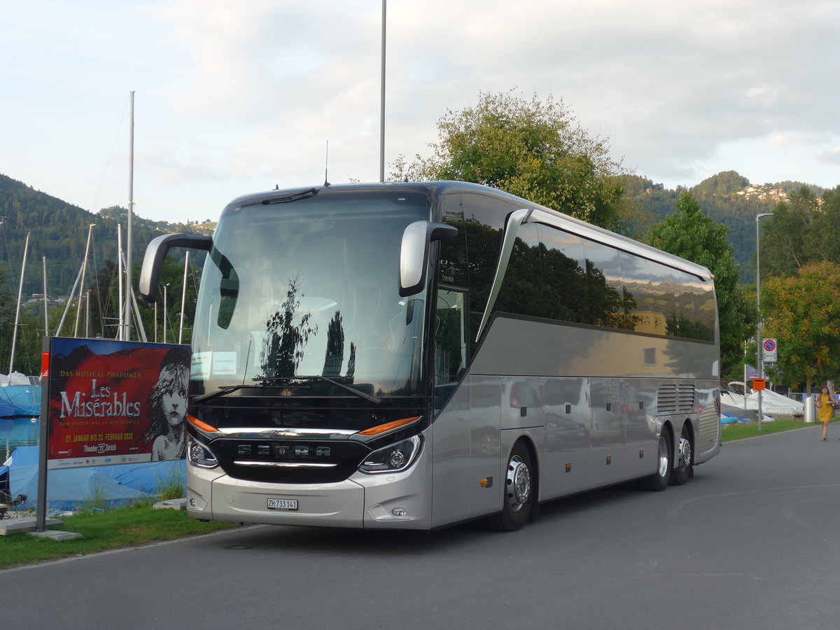 (208'392) - EvoBus, Kloten - ZH 733'141 - Setra am 3. August 2019 in Thun, Strandbad