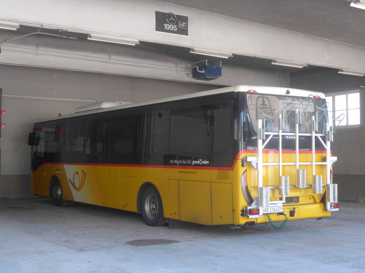 (208'696) - PostAuto Chur - GR 170'437 - Iveco am 11. August 2019 in Chur, Hans Fischer