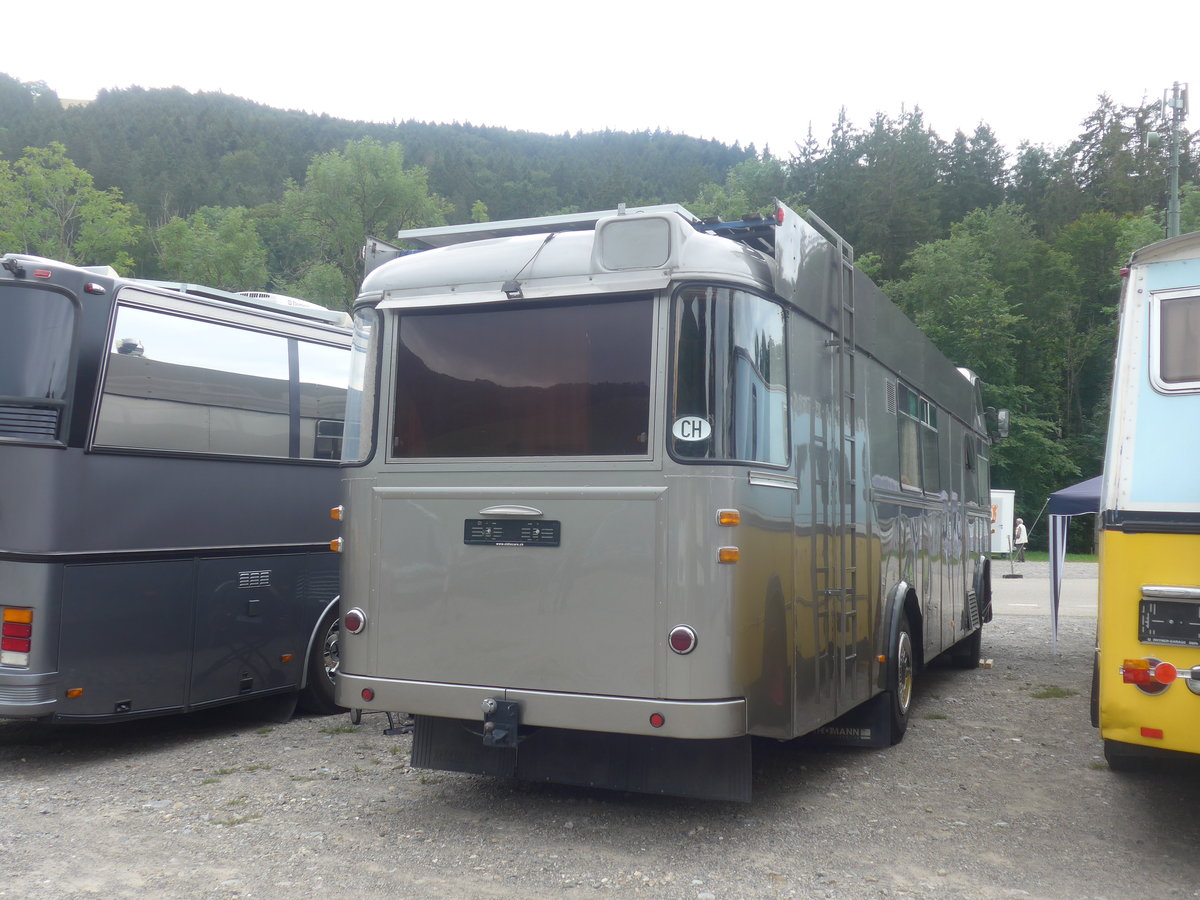 (208'814) - Schneider, Schmerikon - SG 13'934 - FBW/Tscher Hochlenker (ex Basler, Hofstetten; ex VBZ Zrich Nr. 244) am 17. August 2019 in Atzmnnig, Schutt