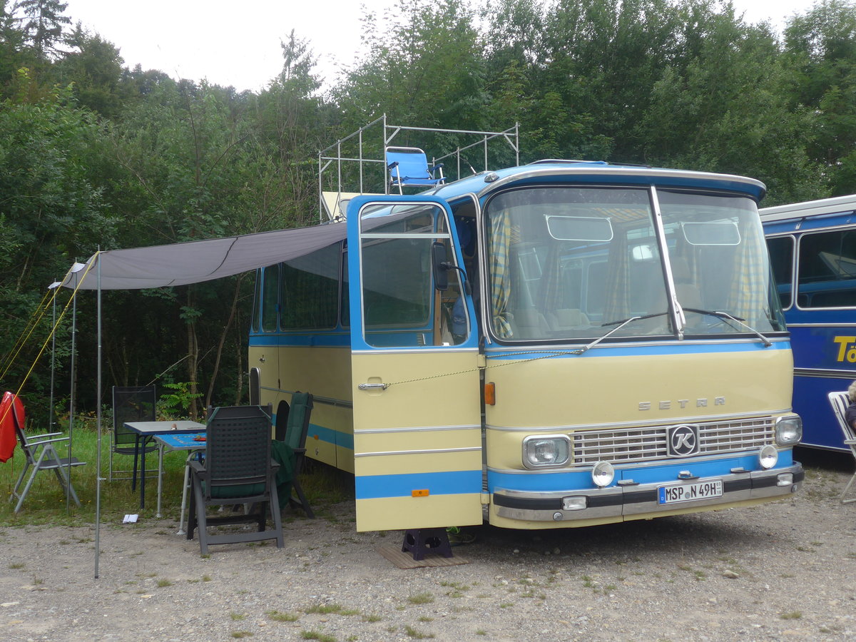 (208'860) - Aus Deutschland: Breiltgens, Karbach - MSP-N 49H - Setra am 17. August 2019 in Atzmnnig, Schutt