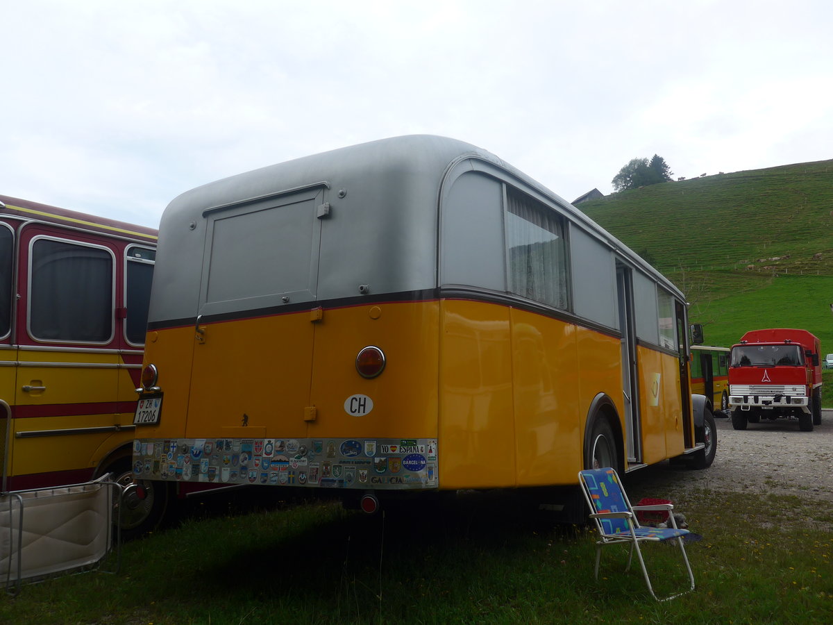 (208'866) - Badertscher, Winterthur - ZH 17'206 - FBW/Tscher (ex P 24'574; ex P 1394) am 17. August 2019 in Atzmnnig, Schutt