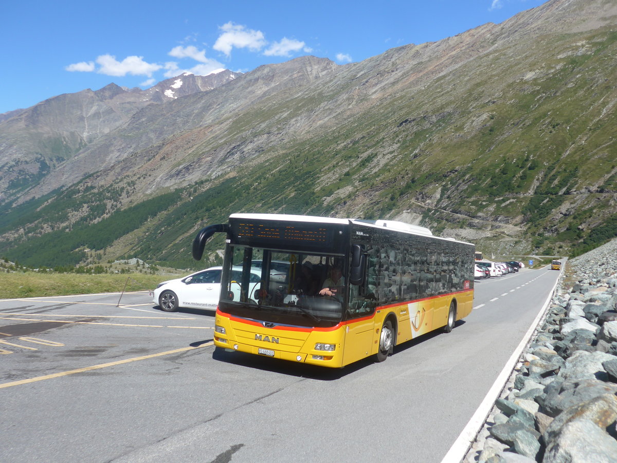 (209'023) - PostAuto Wallis - VS 468'401 - MAN am 18. August 2019 beim Mattmark