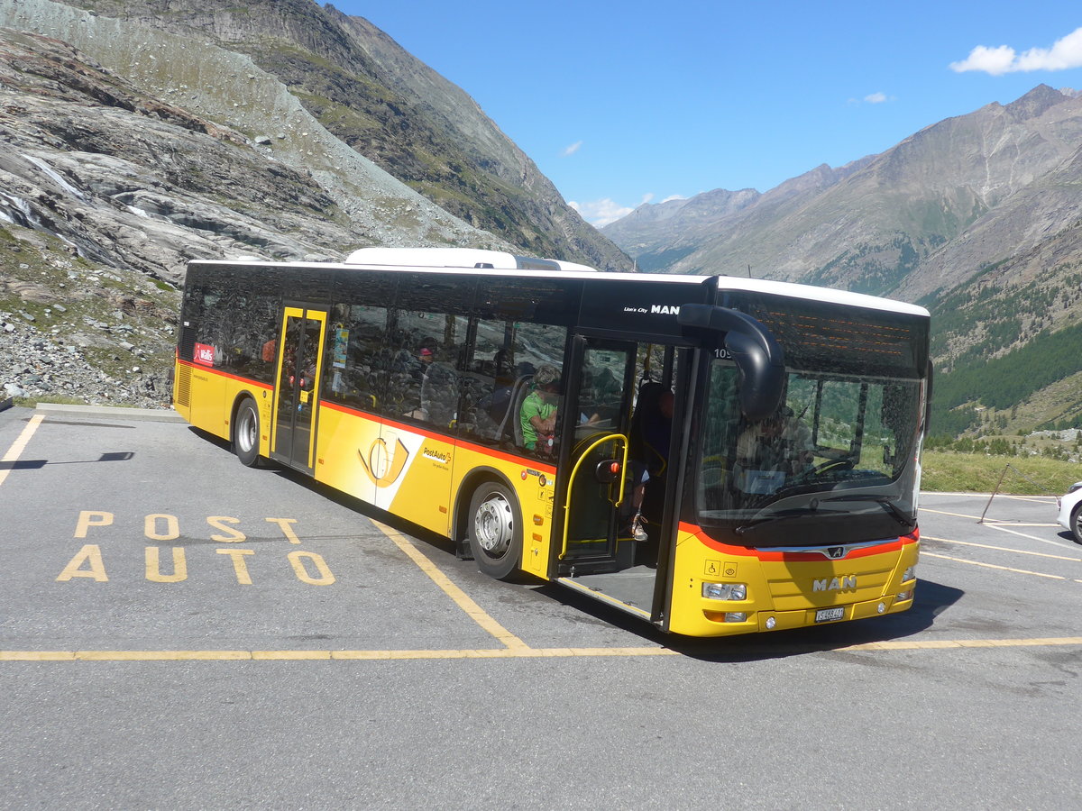 (209'024) - PostAuto Wallis - VS 468'401 - MAN am 18. August 2019 beim Mattmark