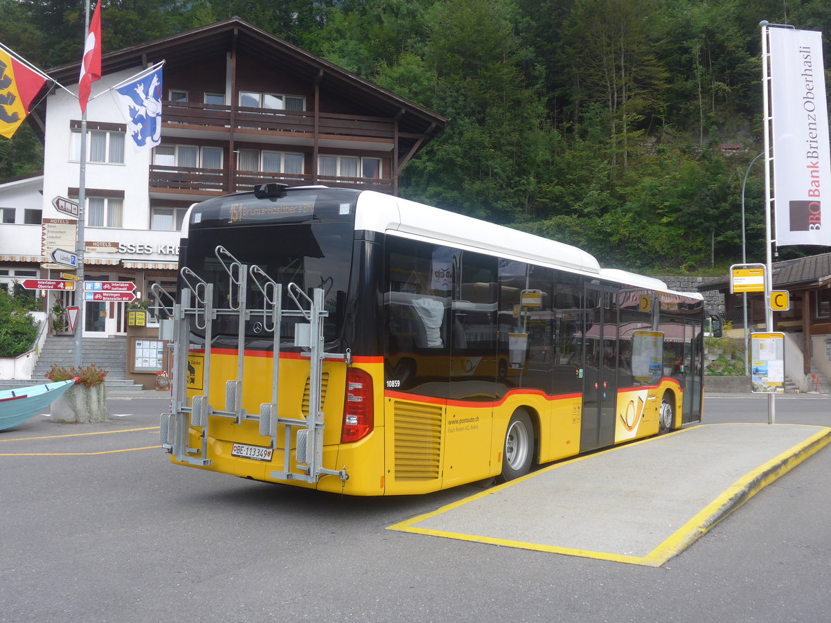 (209'196) - Flck, Brienz - Nr. 5/BE 113'349 - Mercedes am 1. September 2019 beim Bahnhof Brienz