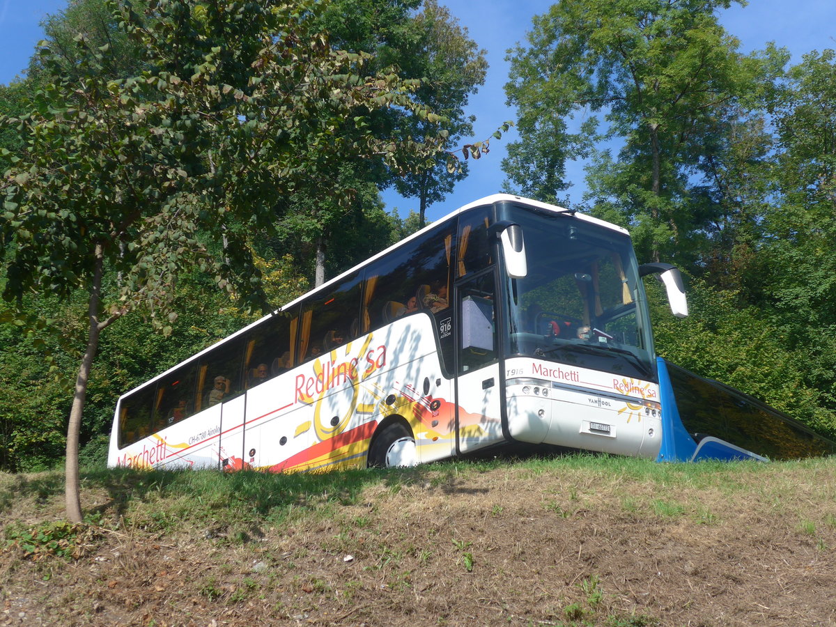 (209'565) - Marchetti, Airolo - TI 60'772 - Van Hool am 14. September 2019 in Neuhausen, Rheinfall