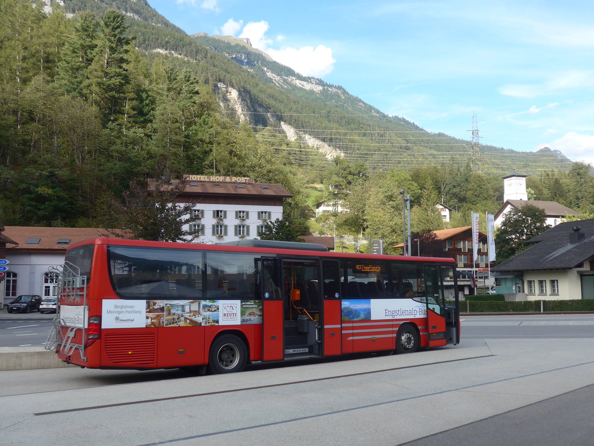 (209'801) - AFA Adelboden - Nr. 24/BE 26'701 - Setra am 22. September 2019 in Innertkirchen, Grimseltor (Einsatz PostAuto fr Engstlenalp-Bus)