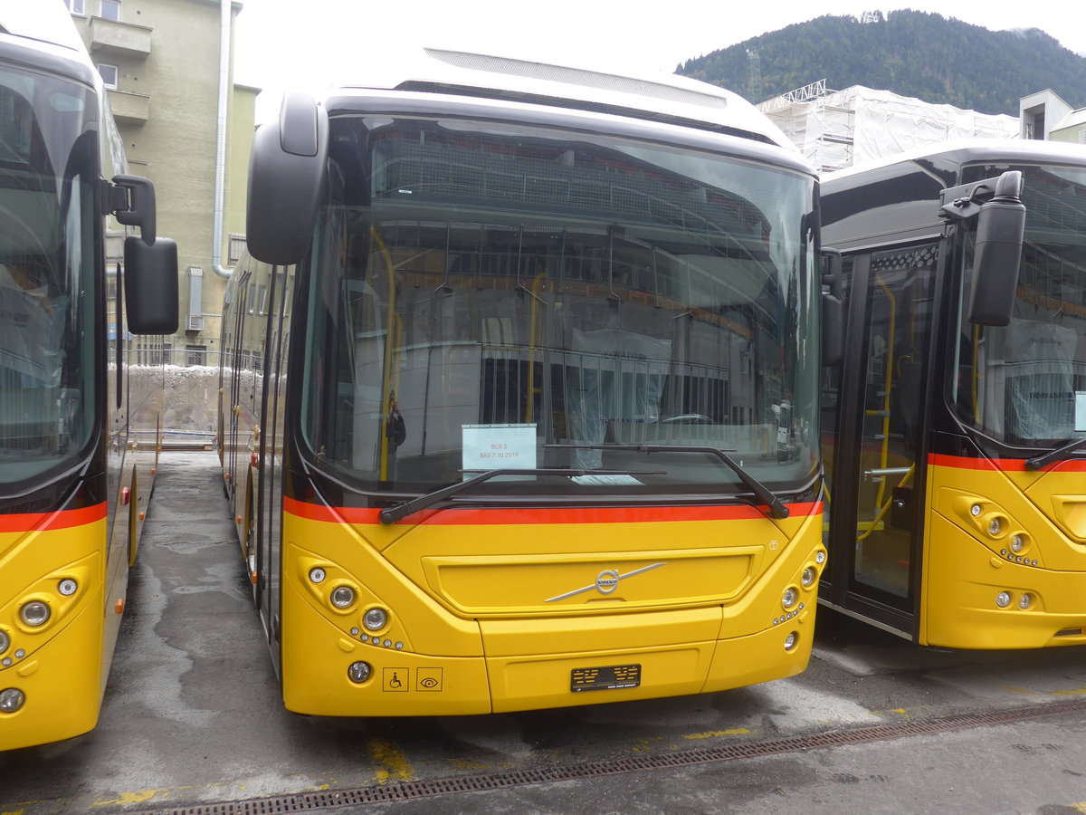 (210'017) - PostAuto Ostschweiz - Volvo am 6. Oktober 2019 in Chur, Postgarage