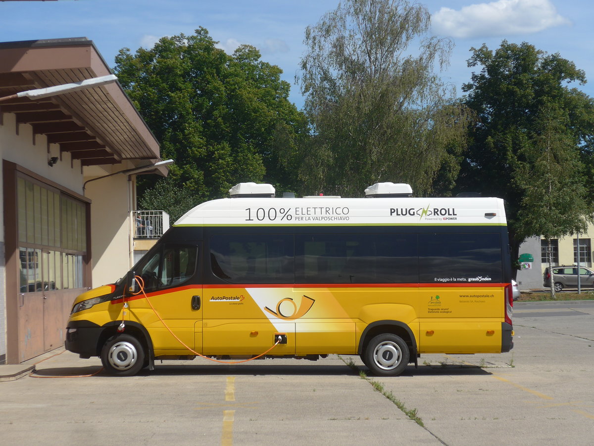 (210'067) - Balzarolo, Poschiavo - GR 98'974 - Iveco am 25. Juli 2020 in Yverdon, Postgarage (Einsatz PostAuto)