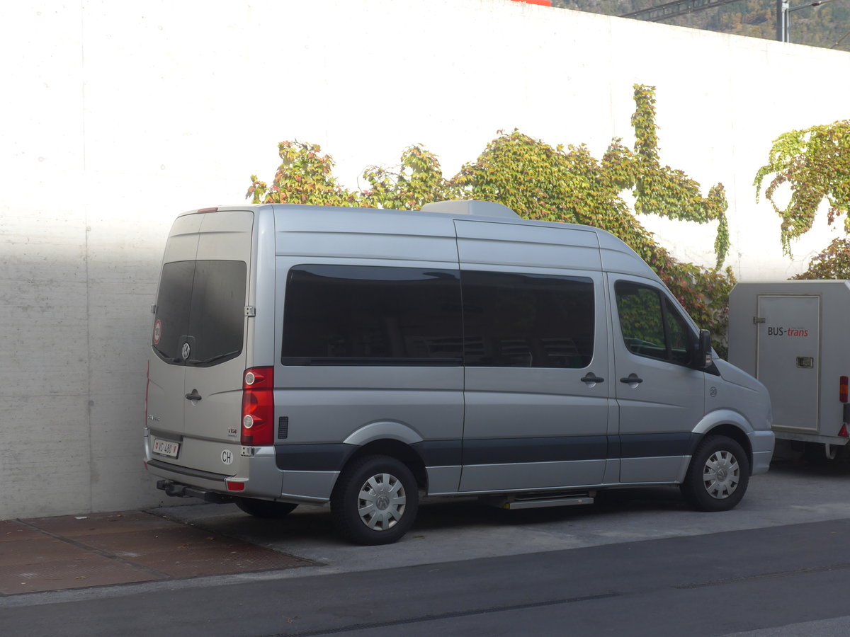 (210'636) - Zerzuben, Visp - Nr. 20/VS 480 - VW am 27. Oktober 2019 beim Bahnhof Visp