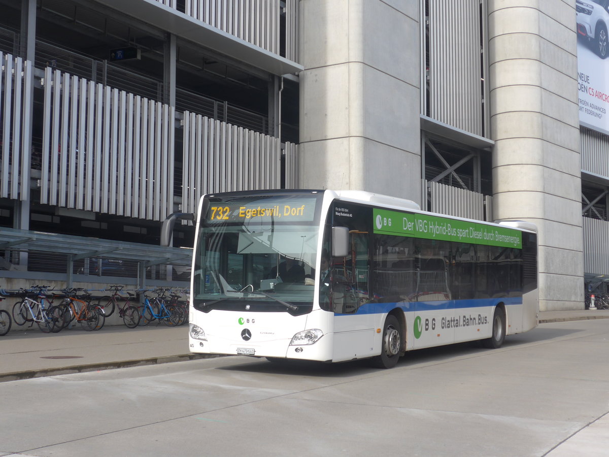 (211'053) - Maag, Kloten - Nr. 40/ZH 479'640 - Mercedes am 12. November 2019 in Zrich, Flughafen