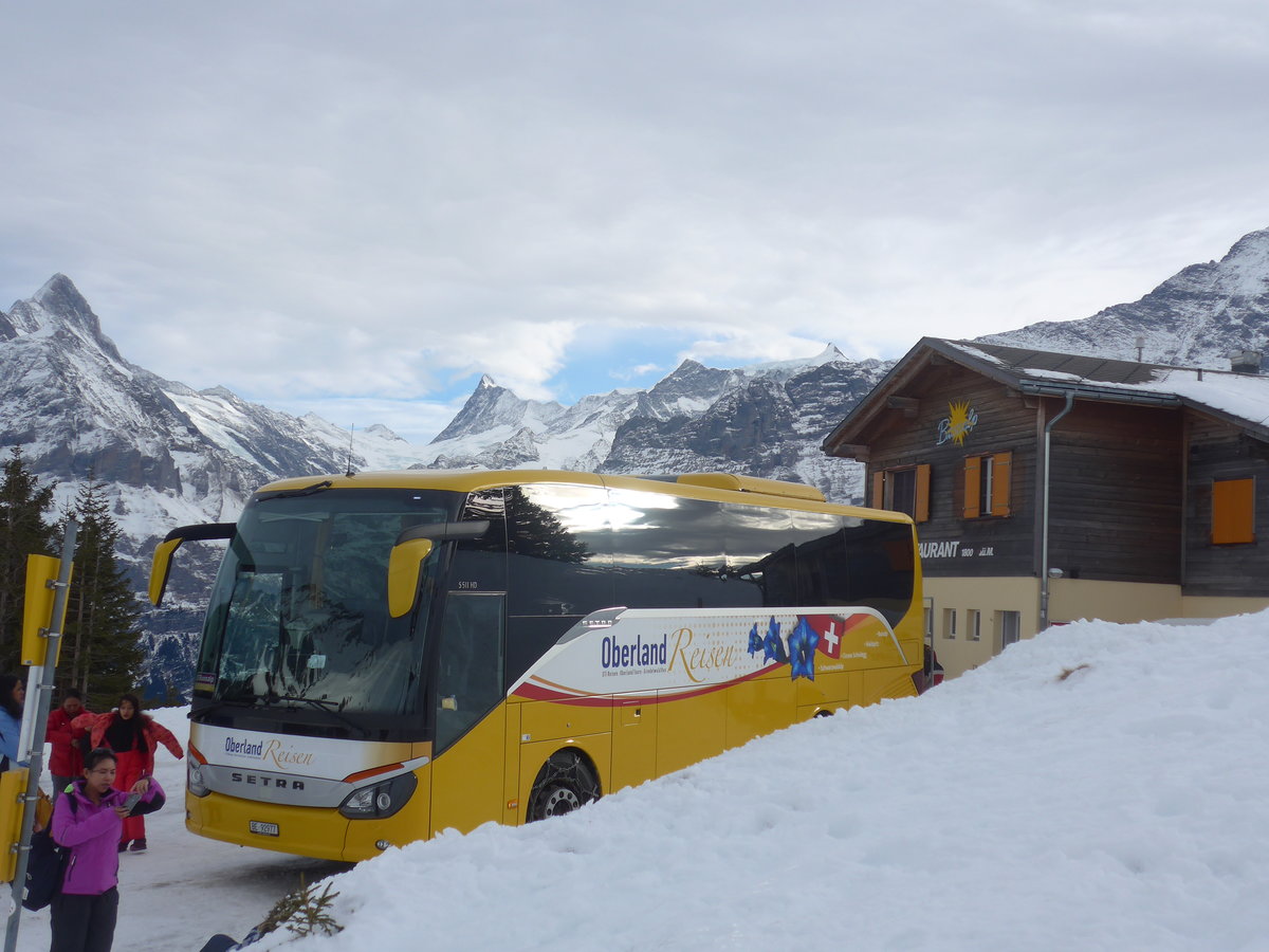 (213'173) - Oberland Reisen, Thun - Nr. 22/BE 92'977 - Setra (ex AVG Grindelwald Nr. 22) am 26. Dezember 2019 auf der Bussalp