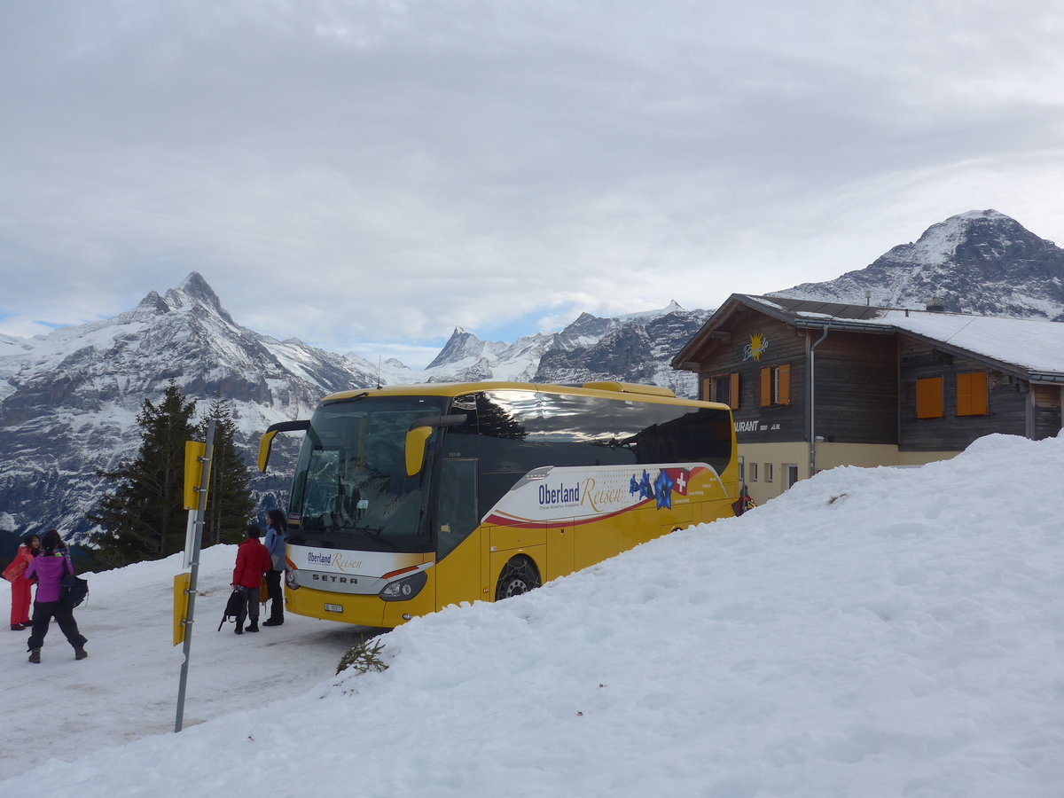 (213'174) - Oberland Reisen, Thun - Nr. 22/BE 92'977 - Setra (ex AVG Grindelwald Nr. 22) am 26. Dezember 2019 auf der Bussalp