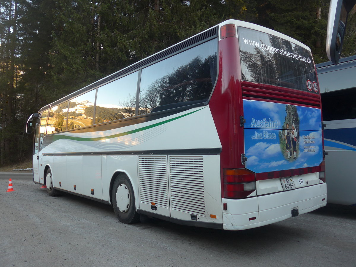 (213'683) - Zbinden, Guggisberg - BE 60'369 - Setra am 11. Januar 2020 in Adelboden, ASB