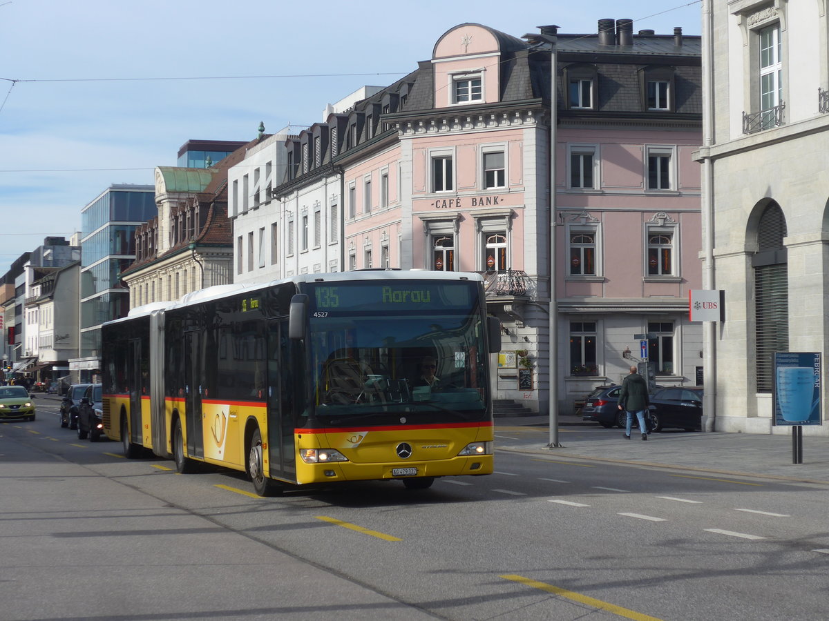 (214'587) - PostAuto Nordschweiz - AG 479'337 - Mercedes am 20. Februar 2020 beim Bahnhof Aarau
