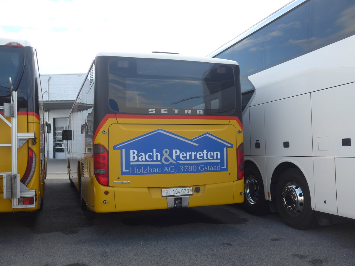 (216'912) - Kbli, Gstaad - BE 104'023 - Setra (ex Nr. 1) am 10. Mai 2020 in Kerzers, Interbus