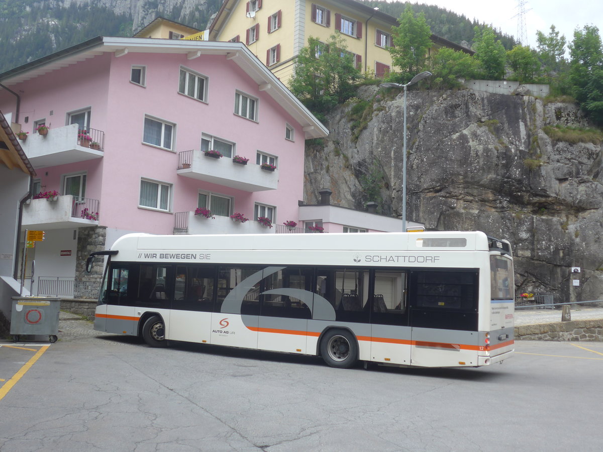 (218'133) - AAGU Altdorf - Nr. 12/UR 9315 - Hess am 21. Juni 2020 beim Bahnhof Gschenen